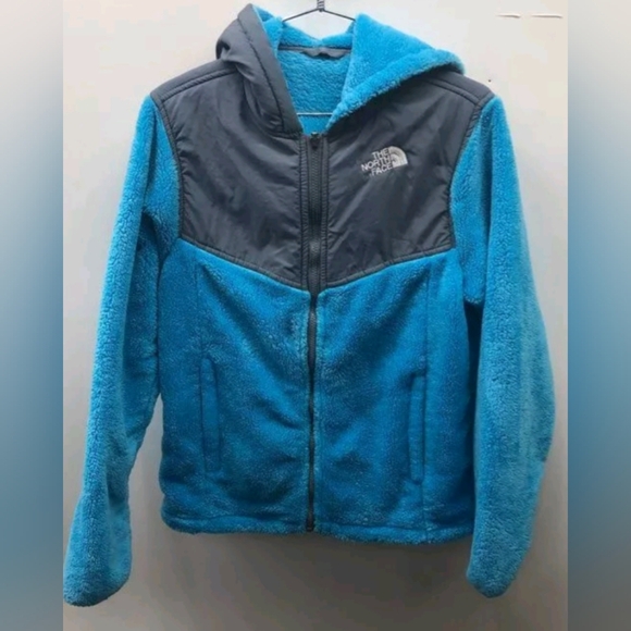 The North Face Half Fleece Hoodie Full Zip Jacket Size M Pre-owned Excellent - Picture 1 of 5